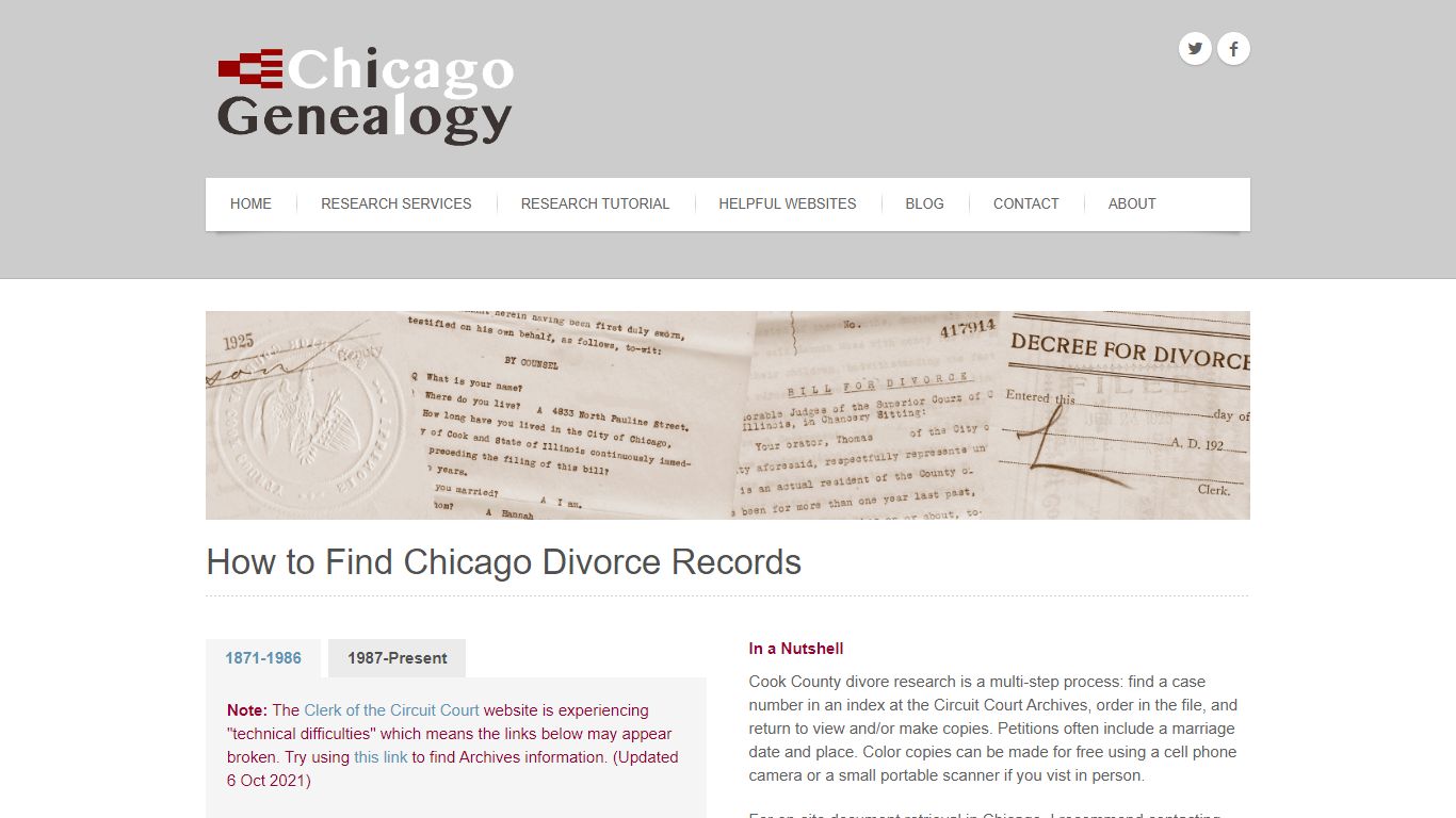 ChicagoGenealogy | How to Find Chicago Divorce Records